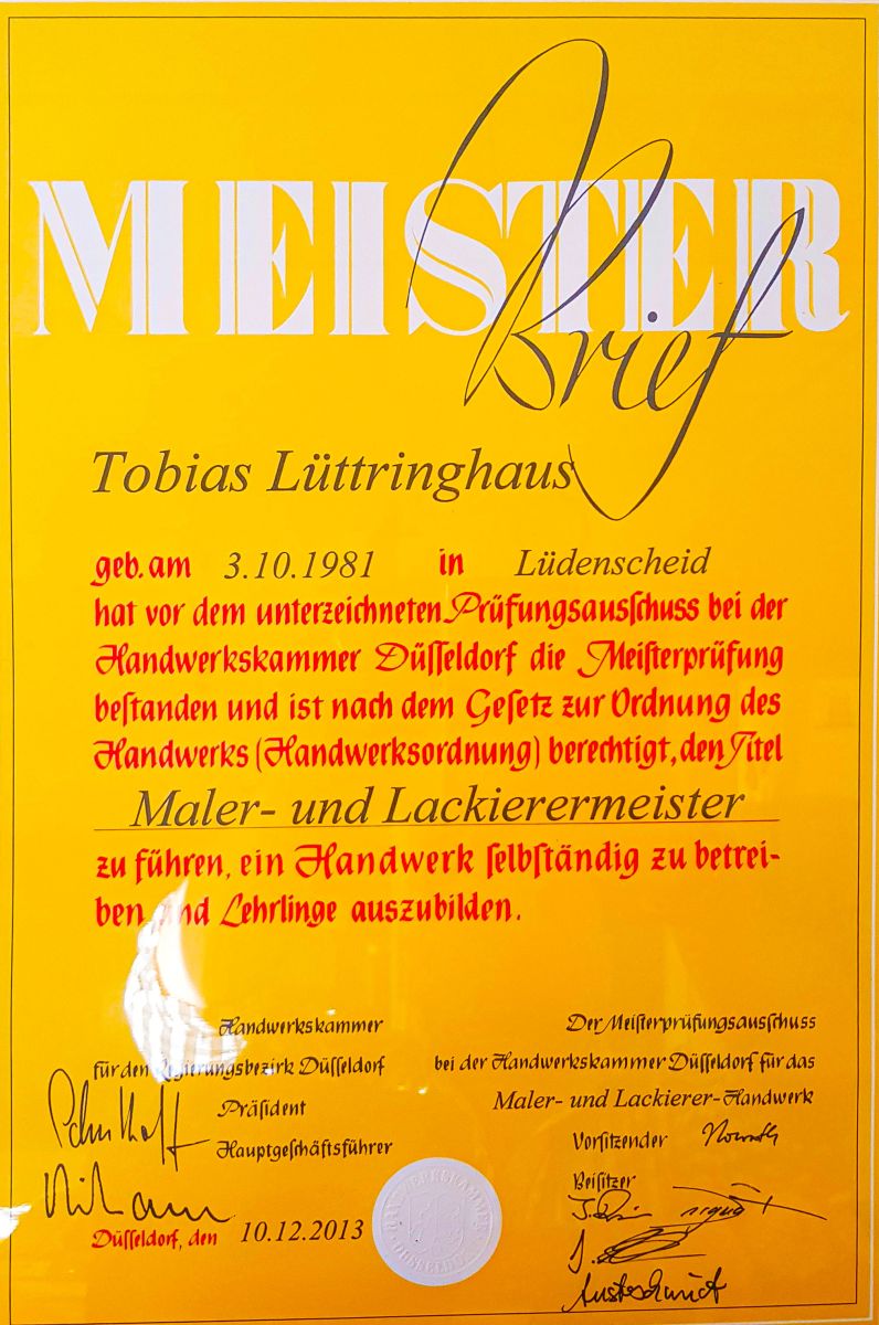 meisterbrief